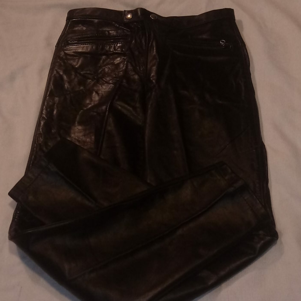 Custom leather pants